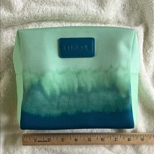 Clinique Aqua & Teal Cosmetic Bag